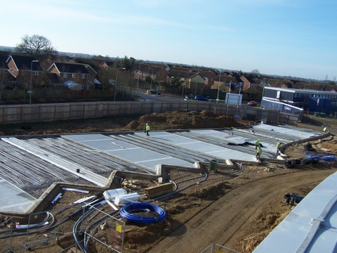 Solar Thermal Collector at Suffolk One